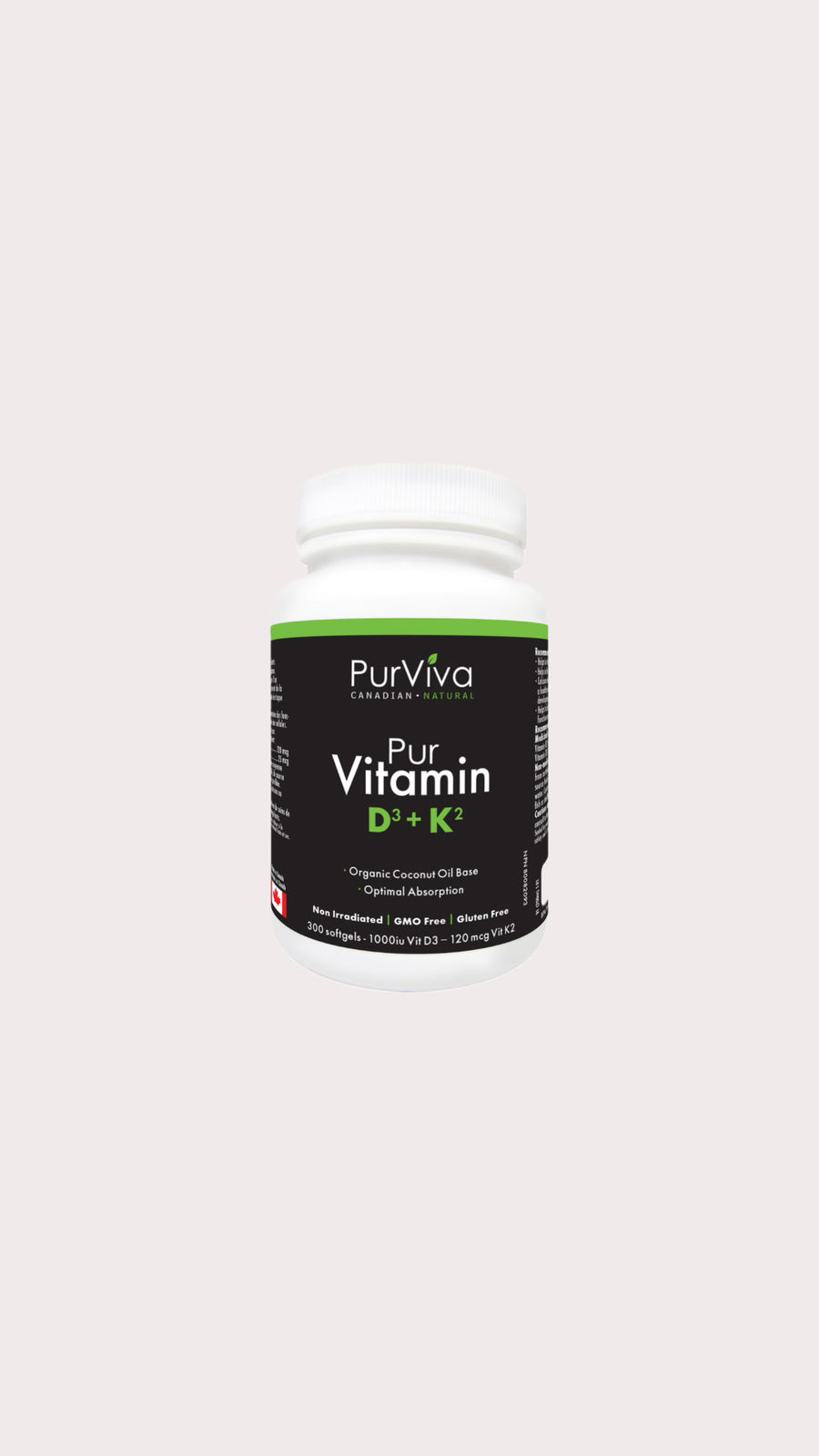 PurVitamine D3+K2 - 300 Gélules